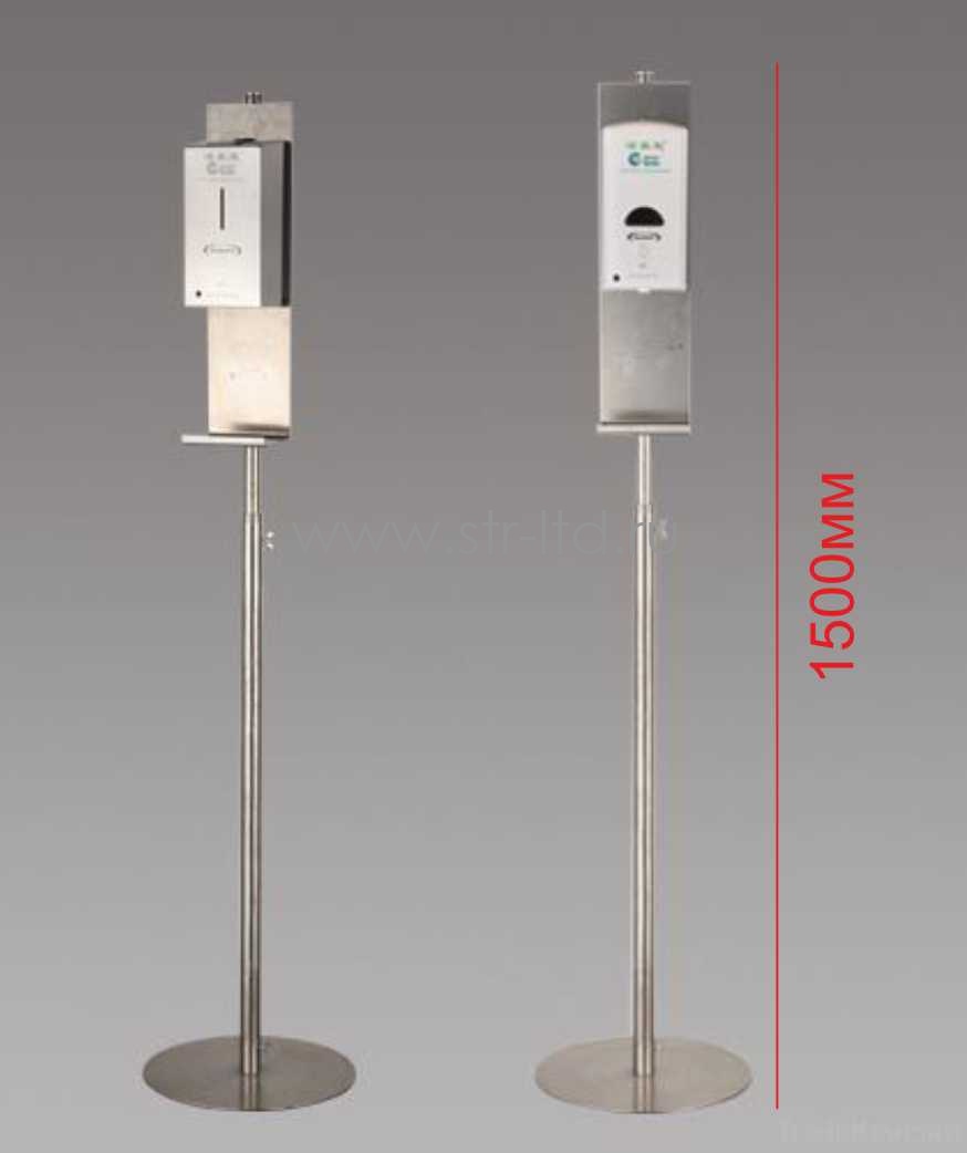 мобильная стойка для дозатора и антисептика на телескопической ножке, стойка для дозатора
