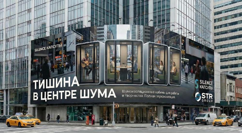Звукоизоляционная кабина для переговоров
