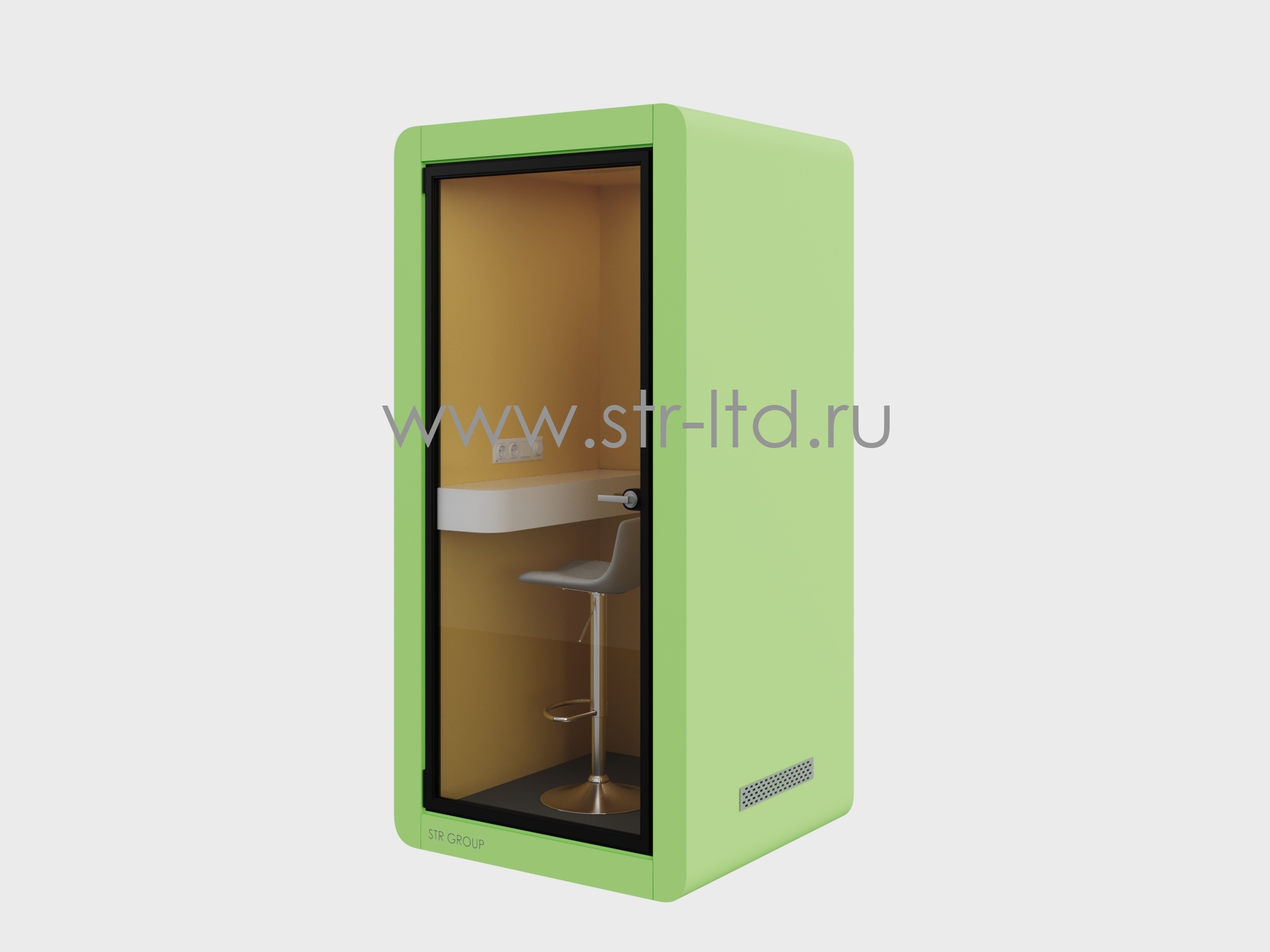 Переговорная звукоизоляционная кабина DESIGN