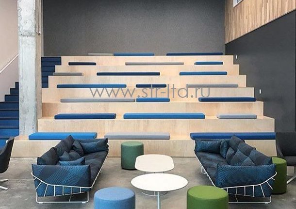 Подиум из фанеры, подиум с посадочными местами