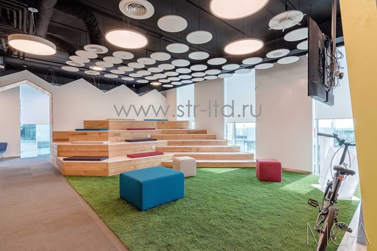 Подиум для лектория с посадочным местами