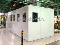 Звукоизоляционная кабина промышленная